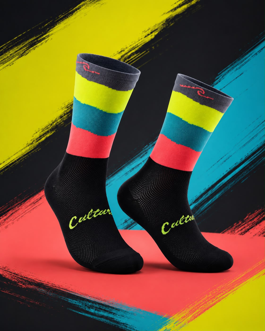 Medias Culture Cromatico 3 Sport Active - Imagen 2